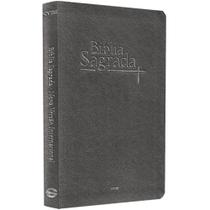 Bíblia Sagrada NVI Letra Normal Capa Semi Luxo Cinza