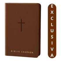 Bíblia Sagrada Nvt Letra Gigante Marrom Leitura Super Confortável Ideal Para Cultos, Estudos E Devocionais Diários Bíblia Sagrada Nvt Letra Gigante Marrom Leitura Super Confortável Ideal Para Cultos, Estudos E Devocionais Diários