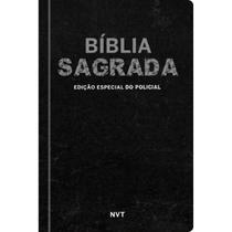 Bíblia Sagrada NVT Letra Normal Capa Dura Edição especial Policial