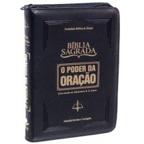 Bíblia Sagrada O Poder da Oração ARC Letra Grande Capa Semi Luxo C/Ziper Bíblia Sagrada O Poder da Oração ARC Letra Grande Capa Semi Luxo C/Ziper
