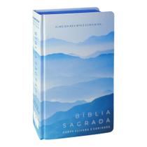 Bíblia Sagrada Paisagem ARC Letra Grande Capa Dura Harpa Avivada e Corinhos