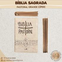 BÍBLIA SAGRADA PASTORAL (GRANDE) COM ZIPER (Paulus)