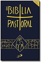 Bíblia Sagrada Pastoral Nova Paulus - Católica - Capa Plástica Azul - Edição Especial