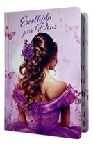 Bíblia Sagrada Pentecostal Batista Assembléia Feminina Letra Gigante Palavra De Jesus Em Vermelho Com Índice Harpas E Coros