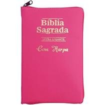 Bíblia Sagrada Possui Letras Confortáveis Harpa Cristã Tamanho Grande Slim Ultra fina Versão Almeida Zíper Rosas Bíblia Sagrada Possui Letras Confortáveis Harpa Cristã Tamanho Grande Slim Ultra fina Versão Almeida Zíper Rosas