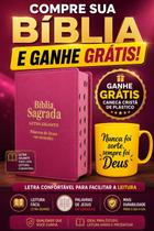 Bíblia Sagrada - Possui LETRAS GIGANTES - Harpa Cristã - Tamanho Grande - Versão Almeida - Capa Luxo - Índice - Auxílios