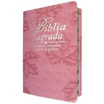 Bíblia Sagrada - Possui LETRAS GIGANTES - Harpa Cristã - Tamanho Grande - Versão Almeida - Capa Luxo - Índice na Lateral