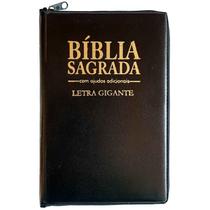 Bíblia Sagrada - Possui LETRAS GIGANTES - Tamanho Grande - Slim Ultra fina - Versão Almeida Tradicional - Zíper - Índice Bíblia Sagrada - Possui LETRAS GIGANTES - Tamanho Grande - Slim Ultra fina - Versão Almeida Tradicional - Zíper - Índice