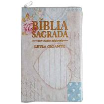 Bíblia Sagrada - Possui LETRAS GIGANTES - Tamanho Grande - Slim Ultra fina - Versão Almeida Tradicional - Zíper - Índice Bíblia Sagrada - Possui LETRAS GIGANTES - Tamanho Grande - Slim Ultra fina - Versão Almeida Tradicional - Zíper - Índice