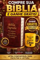 Bíblia Sagrada - Possui LETRAS GIGANTES - Tamanho Grande - Versão Almeida - Capa Luxo - Índice - Auxílios Bíblia Sagrada - Possui LETRAS GIGANTES - Tamanho Grande - Versão Almeida - Capa Luxo - Índice - Auxílios