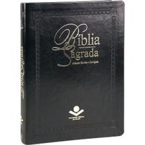 Biblia sagrada pulpito - preta - rc - sbb