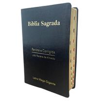 Bíblia sagrada rc letra mega gigante indice lateral luxo preto versão arc almeida revista corrigida Bíblia sagrada rc letra mega gigante indice lateral luxo preto versão arc almeida revista corrigida
