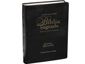 Bíblia Sagrada SBB- Letras Vermelhas- Índice Lateral e Marcador- Letra Gigante- ARC