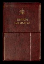 Bíblia Sagrada Slim ACF - Marrom, Com Bolso