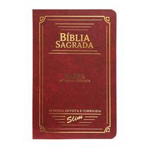 Biblia Sagrada Slim ARC Capa PU BordôSemi Flexivel