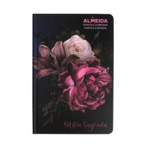 Bíblia Sagrada Slim - Harpa e Corinhos - ARC - Capa Dura Arranjo Floral