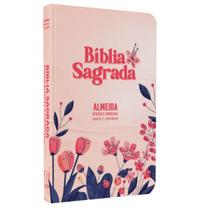 Bíblia Sagrada Slim - Harpa e Corinhos - ARC - Capa Dura Floral Cartoon