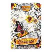 Bíblia Sagrada Slim - NVI - Capa Dura Floral Abstrato