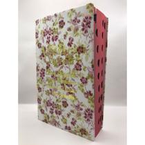 Bíblia Sagrada Tamanho Médio 12,5x19 cm Com Harpa Palavras de Jesus em Vermelho Capa flor dourada Bíblia Sagrada Tamanho Médio 12,5x19 cm Com Harpa Palavras de Jesus em Vermelho Capa flor dourada