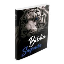 Bíblia Sagrada - Tigre Black Olho Azul - Brochura - NTLH
