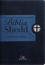 Bíblia Shedd ARA Letra Normal Capa Luxo Duotone Azul