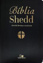 Bíblia Shedd - Couro Bonded Preta - Vida Nova