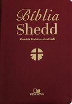 Bíblia shedd - couro bonded vinho