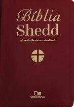 Bíblia Shedd - Couro Bonded Vinho - Vida Nova