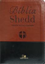 Bíblia Shedd - marrom e preto -