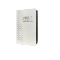 Bíblia slim arc capa branca média Bíblia slim arc capa branca média