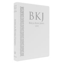 Bíblia Slim King James Fiel 1611 Ultrafina Slim Branca Luxo