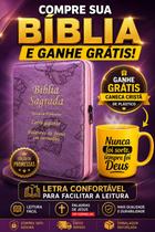 Bíblia Tamanho Grande Luxo Feminina - Lilás