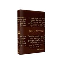 Bíblia textual luxo btx capa de luxo marrom Bíblia textual luxo btx capa de luxo marrom