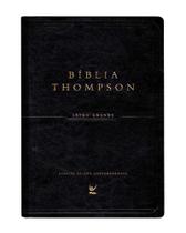 Bíblia Thompson - Letra Grande - Com Indice - Capa Luxo Preta Bíblia Thompson - Letra Grande - Com Indice - Capa Luxo Preta