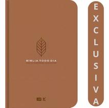 Bíblia Todo Dia A Mensagem Capa Marrom Espaço Para Notas E Reflexões Espirituais