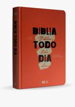 Bíblia Todo Dia Letra Grande - Capa Laranja