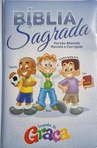 Biblia Turminha Da Graça Azul Capa Almofadada