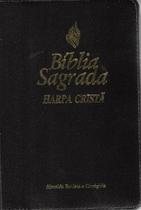 Bíblia Ultrafina Zíper com Harpa Cristã encadernada Cpad