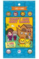 Bíblico azul - comfy and cozy 4 cards para colorir e colecionar Bíblico azul - comfy and cozy 4 cards para colorir e colecionar