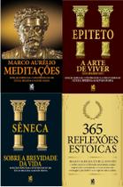 Biblioteca Estoica Grandes Mestres - Kit com 4 livros
