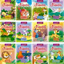 Biblioteca Infantil Fábulas Consagradas Ilustradas MiniLivro Coleção 12 Livrinhos Biblioteca Infantil Fábulas Consagradas Ilustradas MiniLivro Coleção 12 Livrinhos