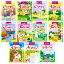 Biblioteca Infantil Mini Livro Fábulas Consagradas Ilustrada - Biblioteca Infantil Mini Livro Fábulas Consagradas Ilustrada -