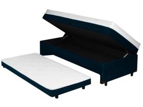 Bibox Solteiro com Espuma nas duas camas, Baú e Auxiliar 5cm Bibox Solteiro com Espuma nas duas camas, Baú e Auxiliar 5cm