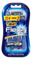 Bic Barbeador Flex 3 Azul Leve 4 Pague 3