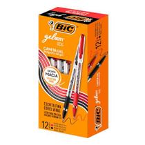 BIC, Caneta em Gel, Gelocity, Ponta Fina, Vermelho e Preto, 12 Unidades BIC, Caneta em Gel, Gelocity, Ponta Fina, Vermelho e Preto, 12 Unidades
