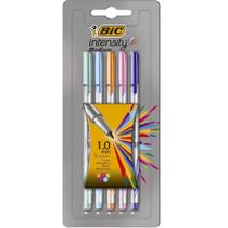 Bic Caneta Hidrográfica Intensity 5 Cores Ponta Média 1.0mm