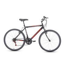 Bic. foxer hammer aro 26 preta houston, quadro aço carbono ,. freio v brake , 21 velocidades Bic. foxer hammer aro 26 preta houston, quadro aço carbono ,. freio v brake , 21 velocidades