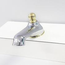 Bica Baixa Cromado Com Dourado Belle Epoque Deca C52 - 4910010 Bica Baixa Cromado Com Dourado Belle Epoque Deca C52 - 4910010