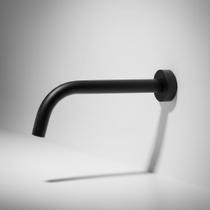 Bica para Banheira Longa Black Matte 22cm Preto Fosco