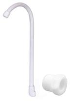 Bica Plástico Branca com Cotovelo 1/4" Purificador